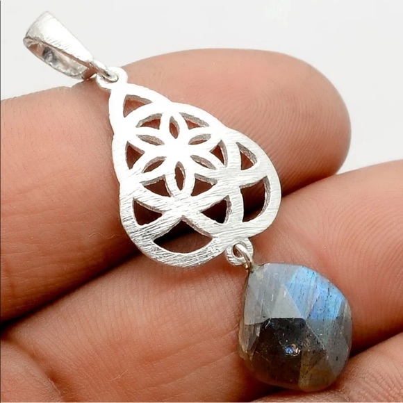 SACRED geometry sterling silver pendants - Picture 5 of 6